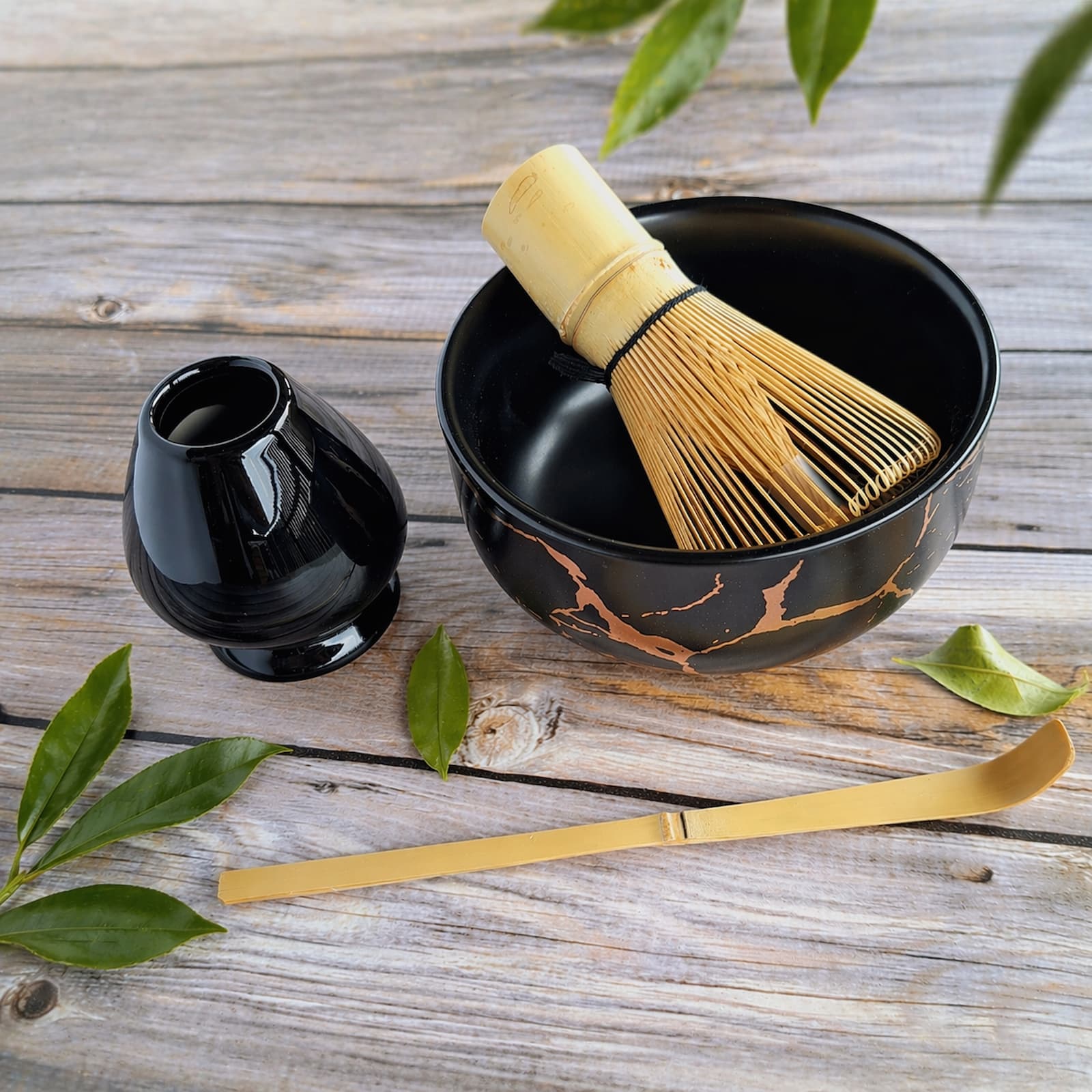 MATCHA SET BLACK MARMOR